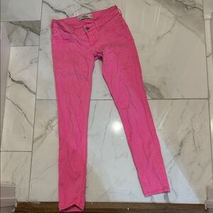 Vintage Hollister Hot Pink Denim Jeans size 0r
